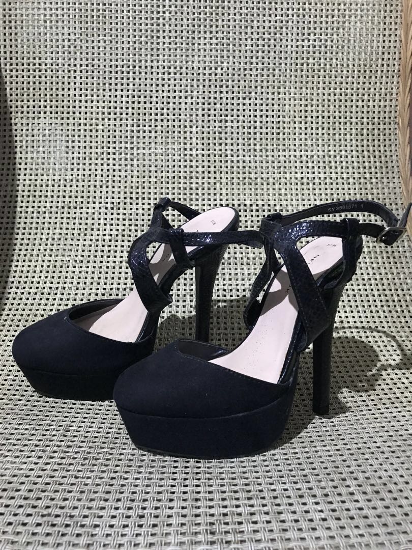 new look platform heels