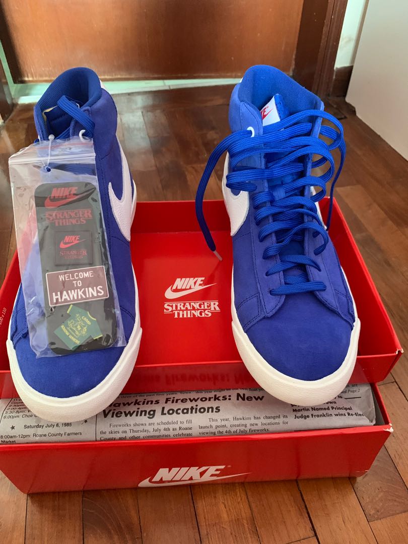 stranger things blazer mid blue