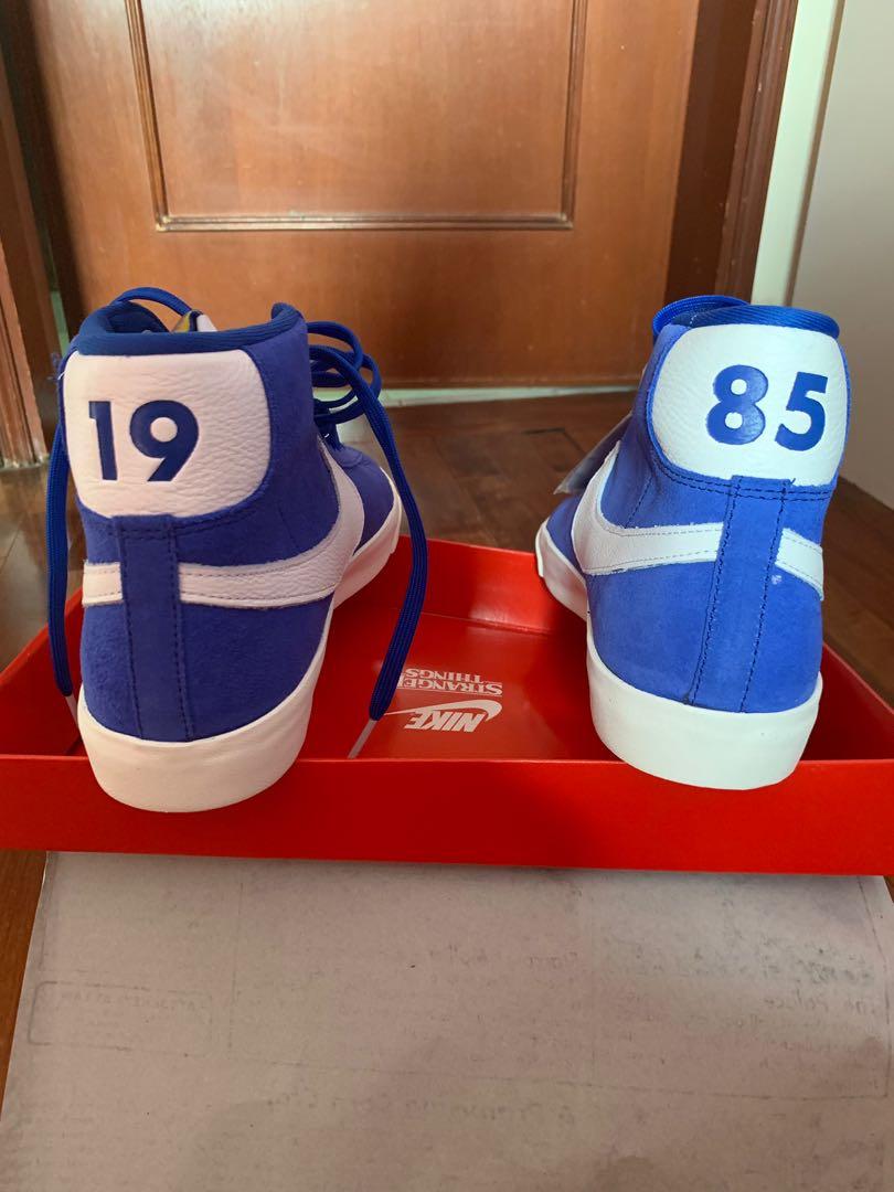 Nike stranger things blazer mid blue clearance