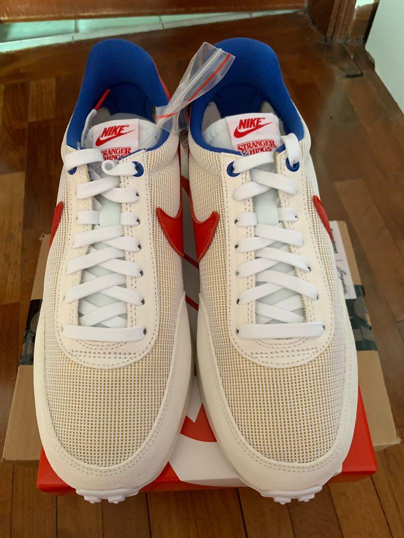 nike stranger things tailwind on feet