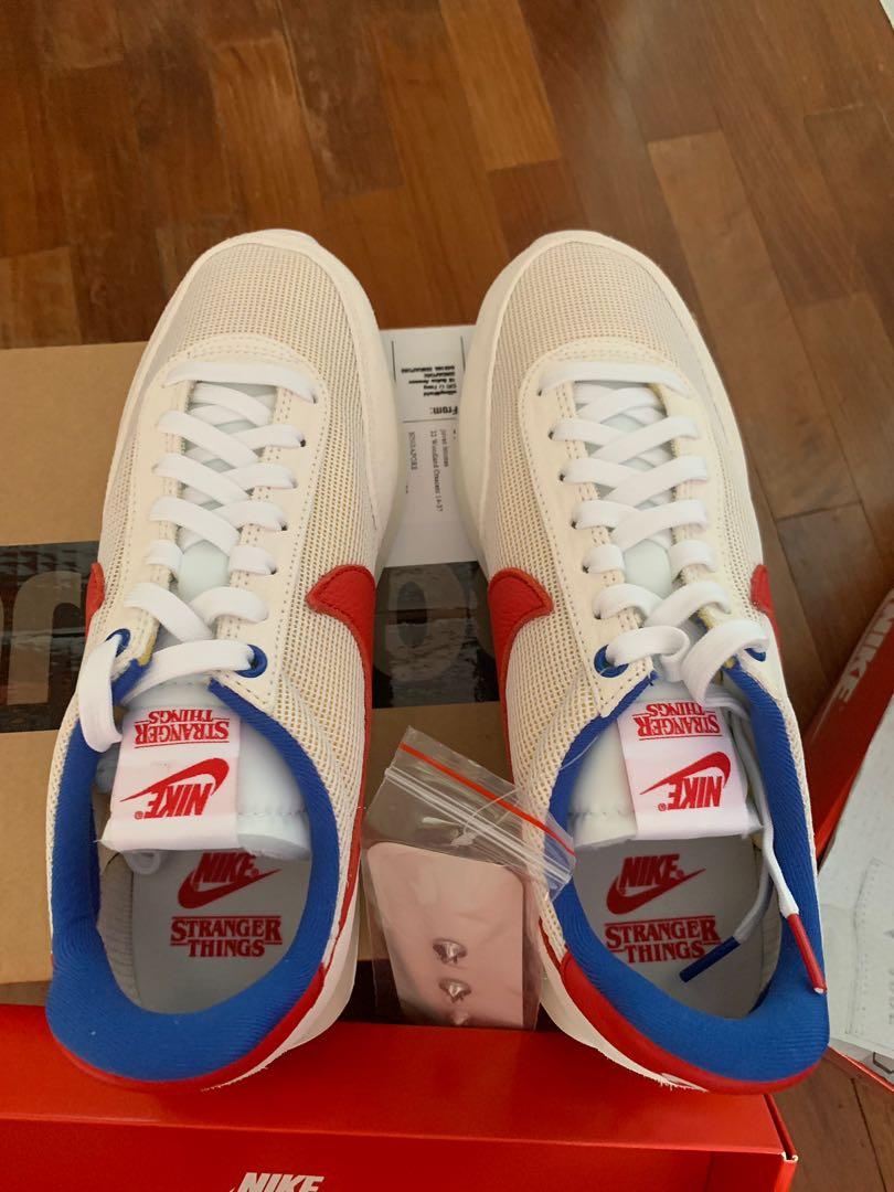nike stranger things tailwind on feet