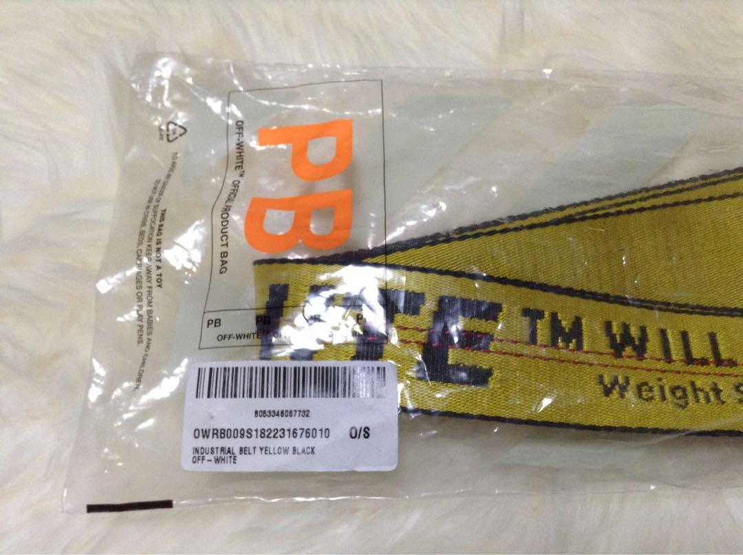 Off white belt receipt Clearance