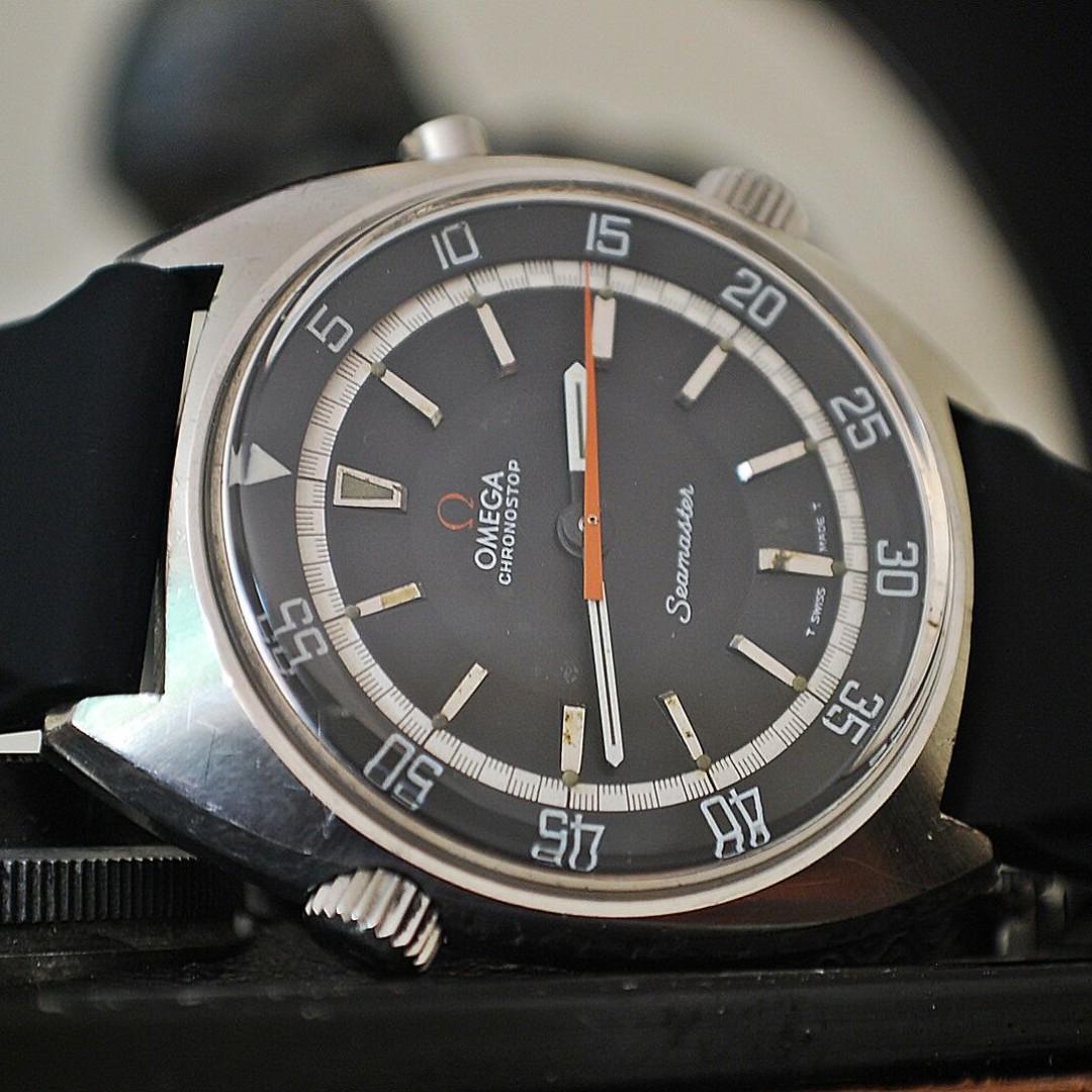 Omega Seamaster Chronostop Jumbo Diver Calibre 865 circa 1969