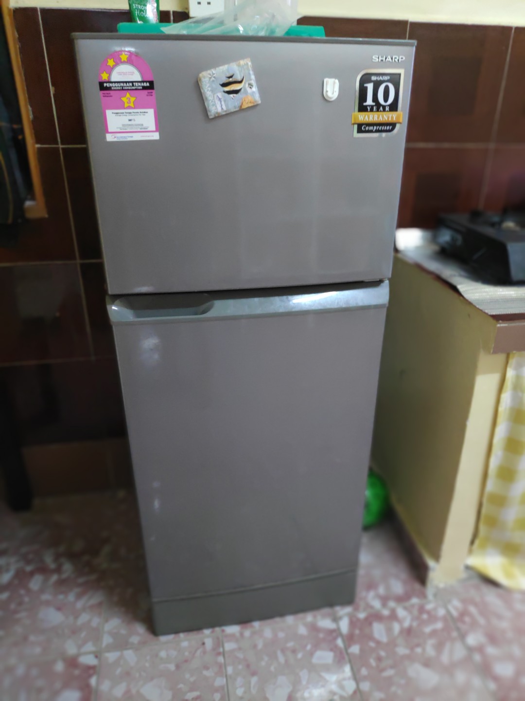 Peti sejuk brand sharp 2 pintu, Electronics, Others on Carousell