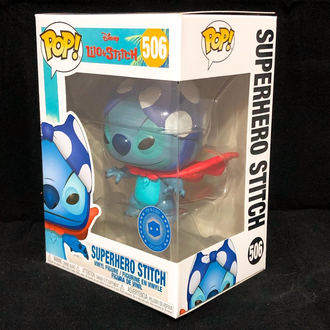 PIAB Exclusive Super Hero Stitch Disney Funko Pop Hobbies Toys