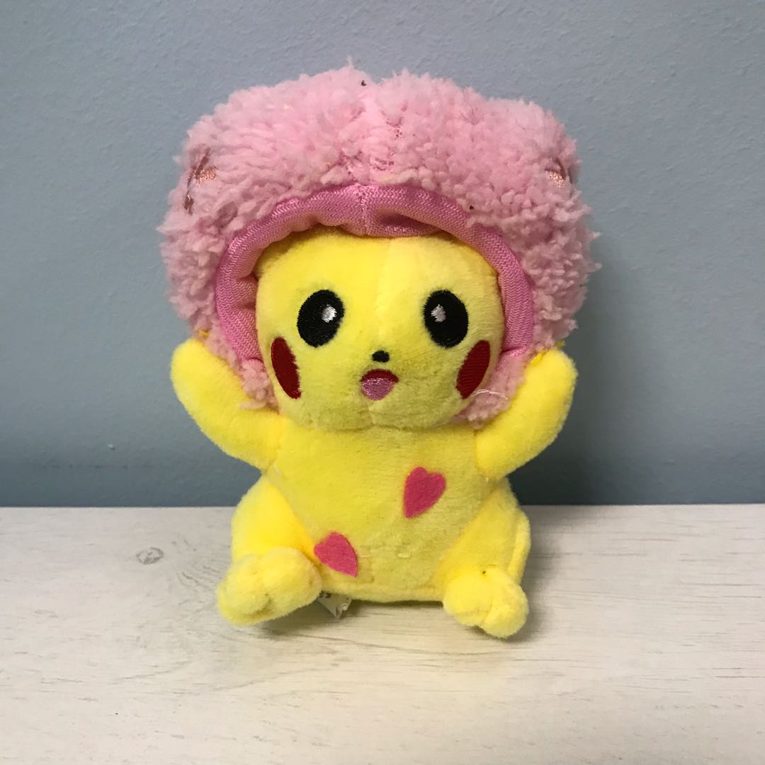 sakura afro pikachu plush