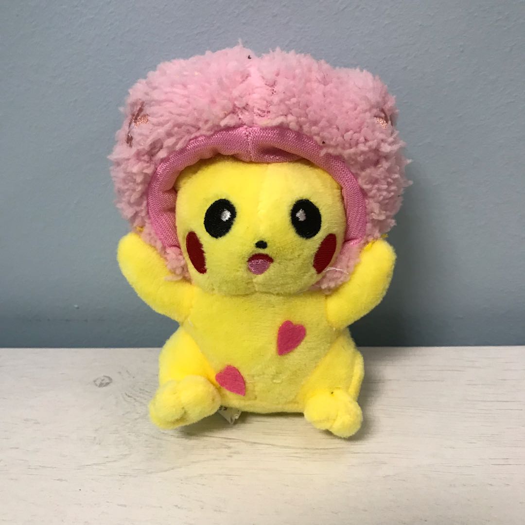 afro pikachu plush