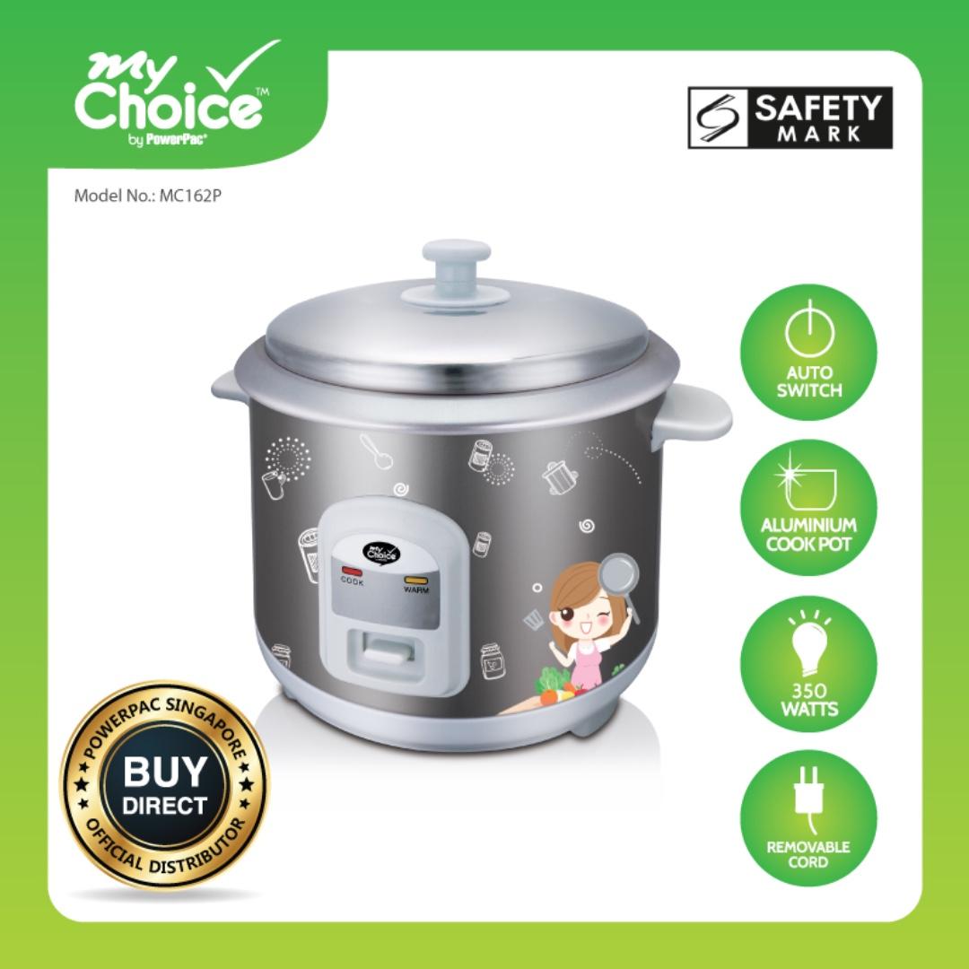 Rice Cooker My Choice By Powerpac 0 6l Premium Girl Rice Cooker With Aluminum Pot Mc162p Home Appliances Kitchenware On Carousell