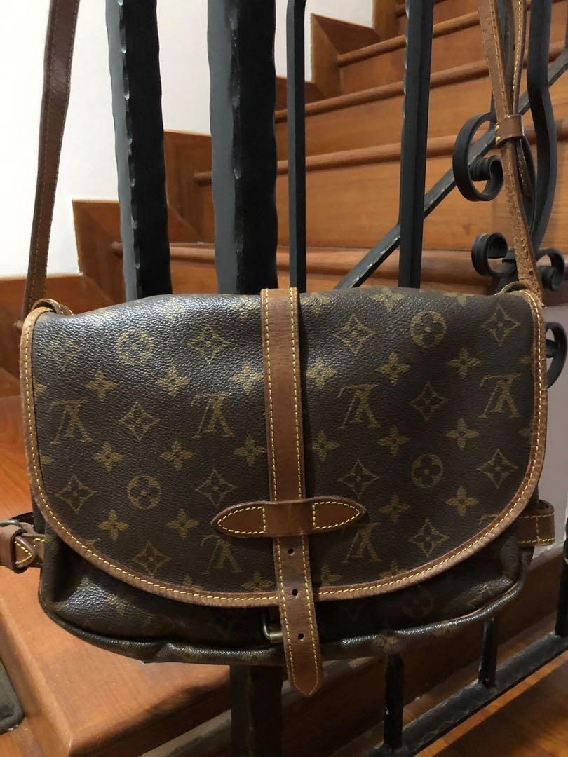 What Goes Around Comes Around Louis Vuitton Monogram Saumur 30 Bag