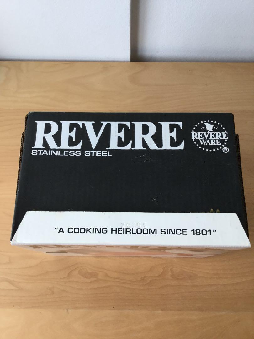 Revere Copper Clad Bottom Stainless Steel Stockpot, Furniture & Home ...