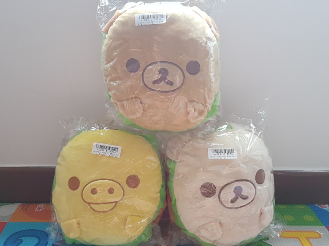 rilakkuma burger plush