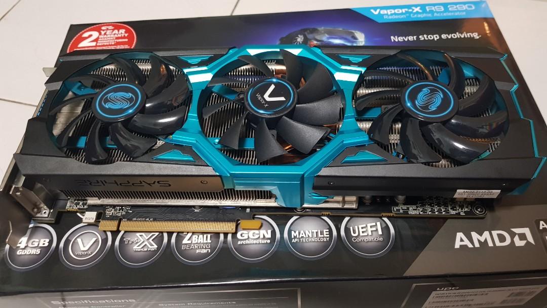 RX 570 Equivalent Sapphire R9 290 Vapor X Gaming Graphic Card