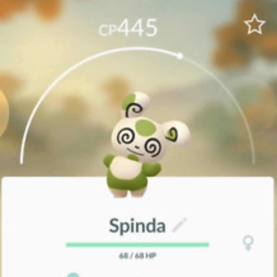 Shiny Spinda Pokemon Go Toys Games Video Gaming Video Games On Carousell