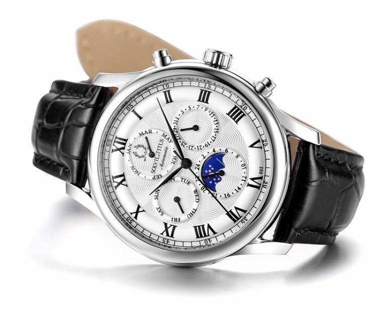 Solvil et titus cheap moonphase automatic men's watch