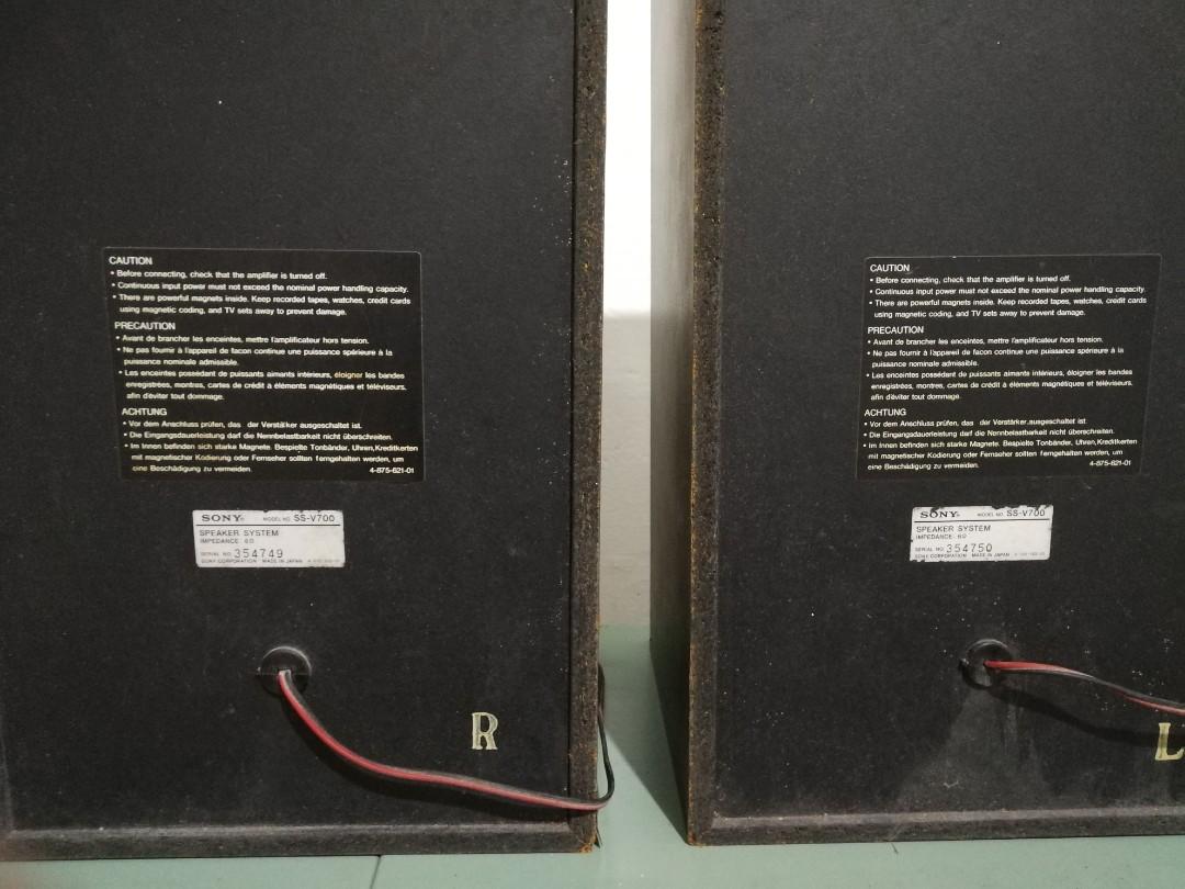 Sony Bookshelf Speaker, Electronics, Audio on Carousell