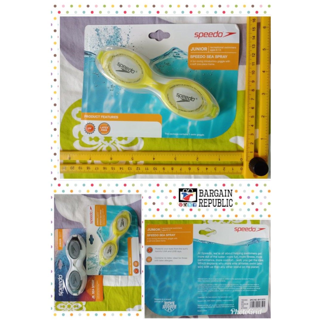 speedo junior sea spray goggles