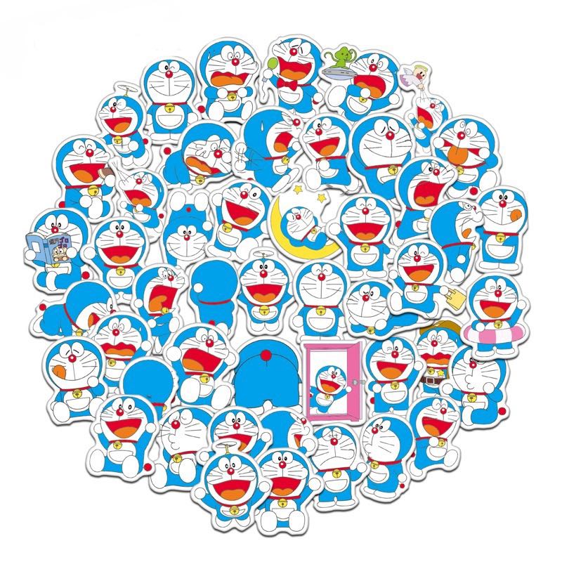 Stickers 30pc Doraemon Japanese Manga Series Assorted Style Design Craft Art Prints On Carousell