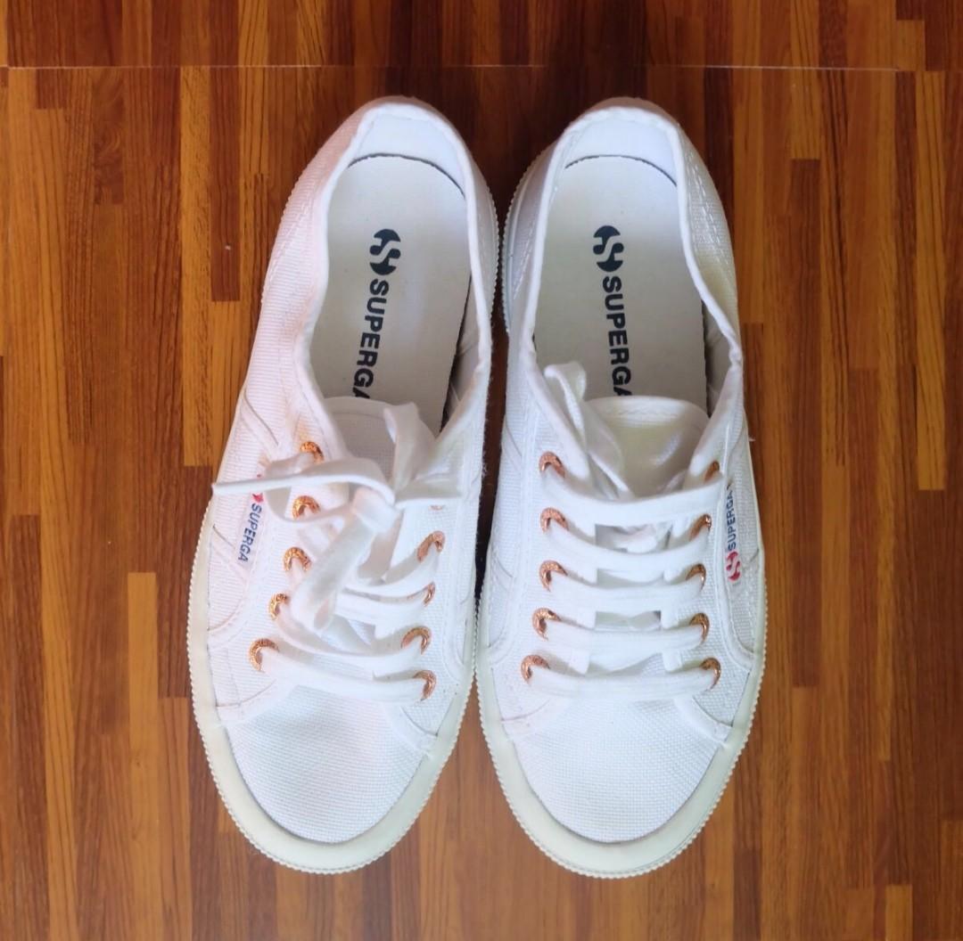 Superga cotu classic white rose gold
