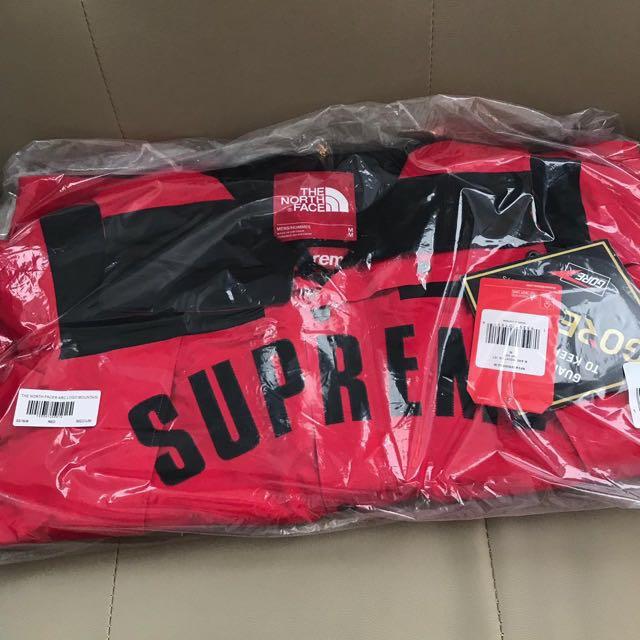 Supreme x The North Face Arc Logo Base Camp TNF Duffle Bag Red