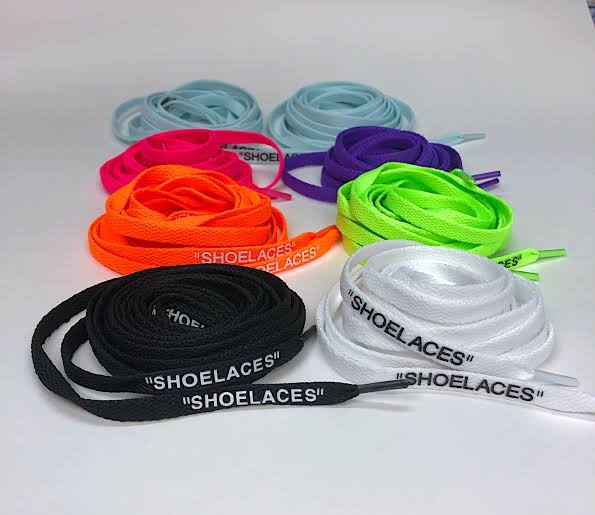 Tali Sepatu Nike Off White Shoelaces Fesyen Pria Sepatu Sneakers Di Carousell