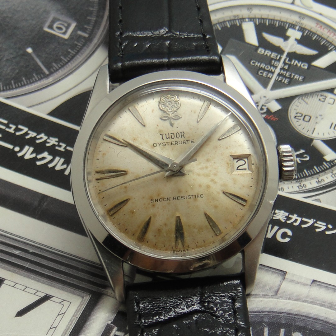 Tudor oysterdate deals shock resisting