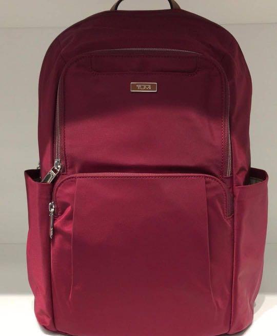 mini orange backpack