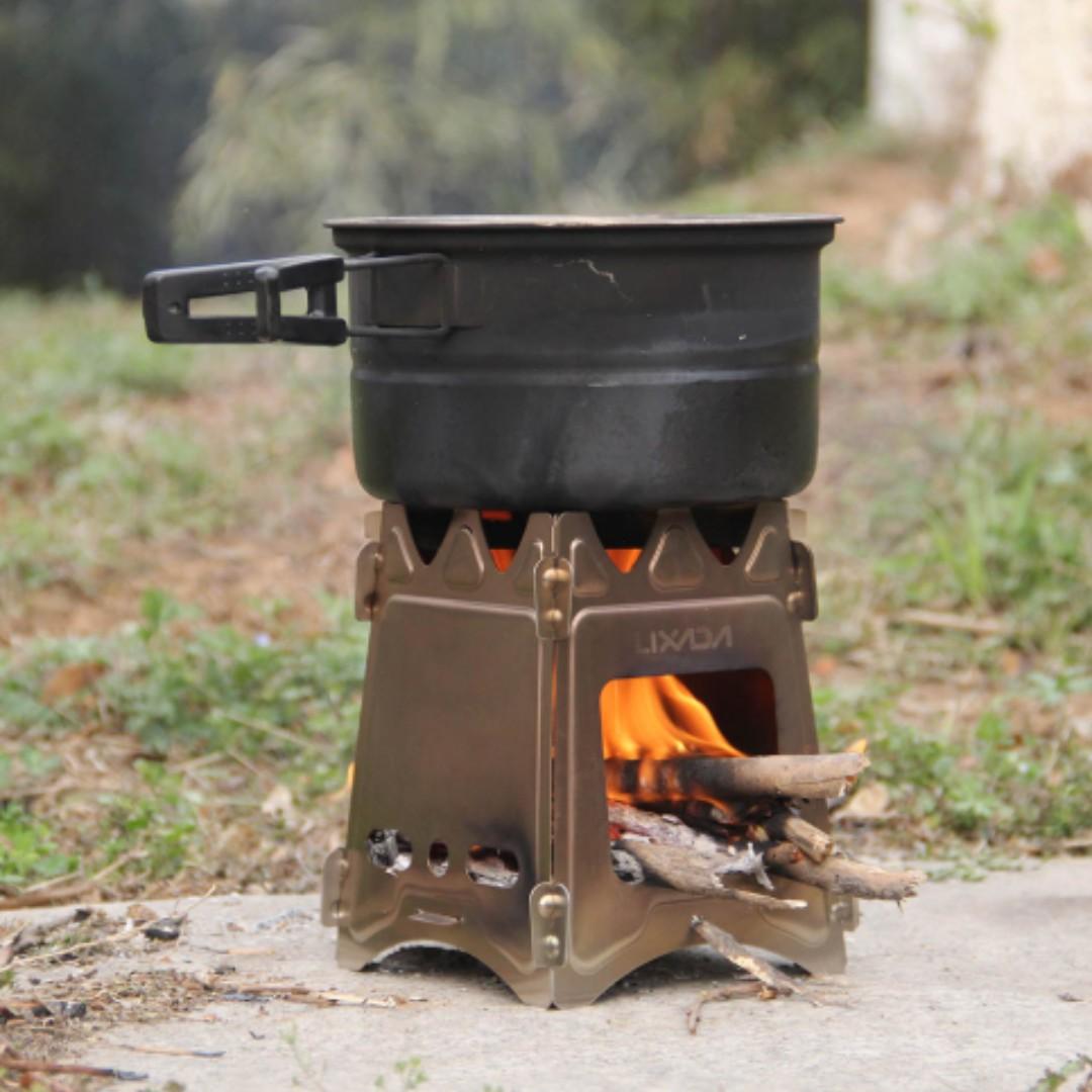 Ultralight Titanium Wood Burner Camping Stove Pre Order 10 13 Days For Delivery Travel Travel Essentials Outdoor Camping On Carousell