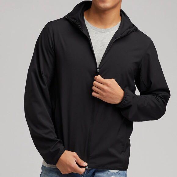 men pocketable parka