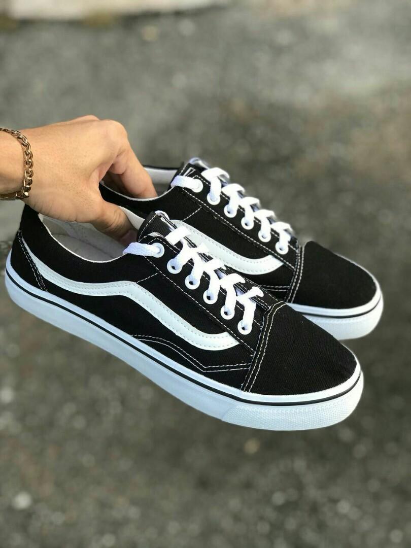 Vans Old Skool Black White, Men's 