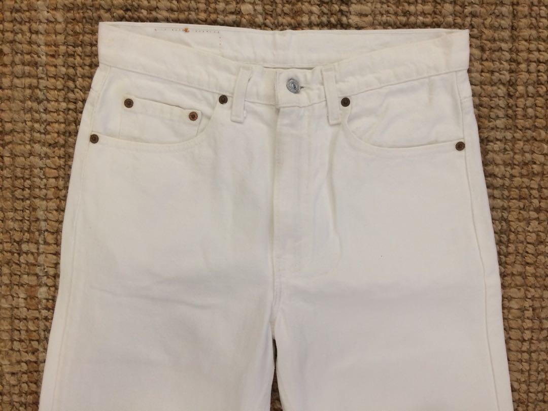 white 505 levis