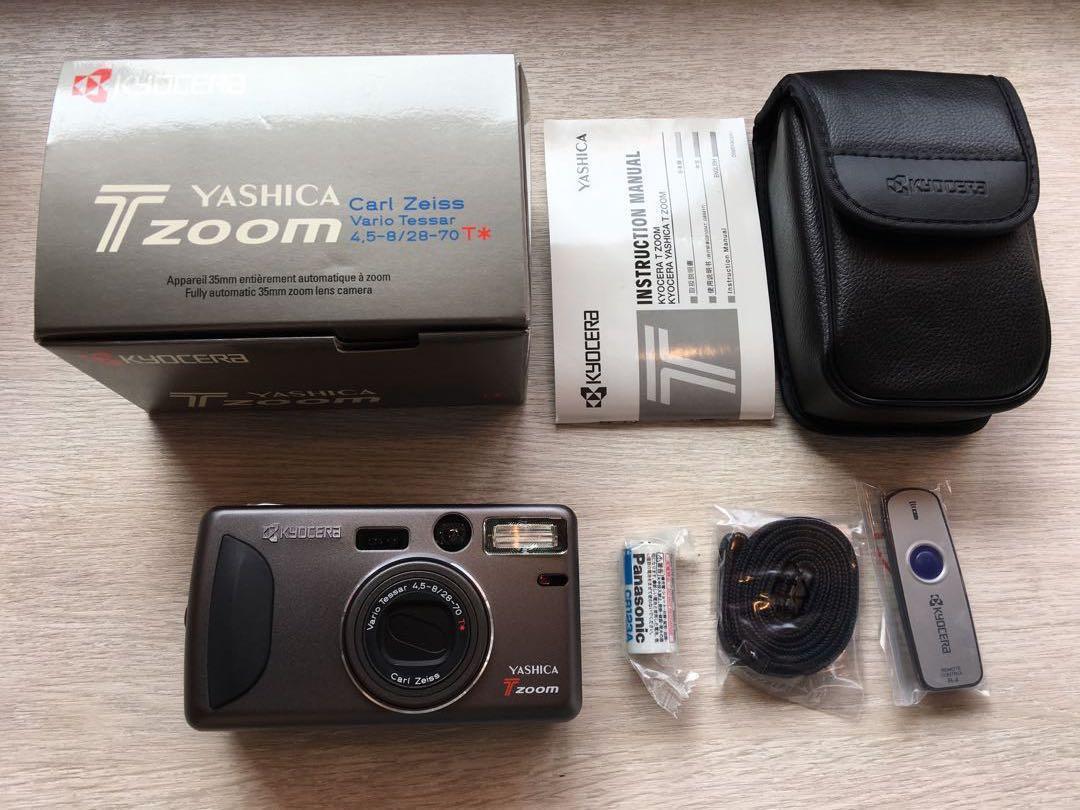 [全新品］yashica T*zoom 蔡司鏡頭底片相機