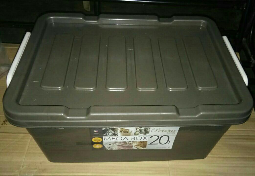 20L Megabox storage box, Furniture & Home Living, Home Improvement ...