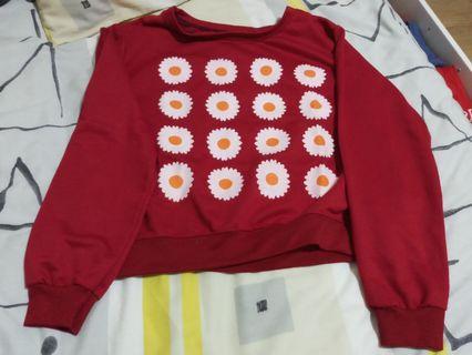 Flower cropped top