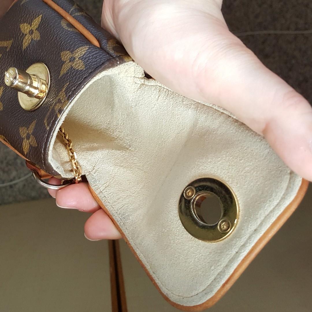 Authentic LOUIS VUITTON LV Monogram Tulum Pochette Key Cles Canvas Turn  Lock Flap Key Pouch Bag Charm Coin Purse, Luxury, Bags & Wallets on  Carousell