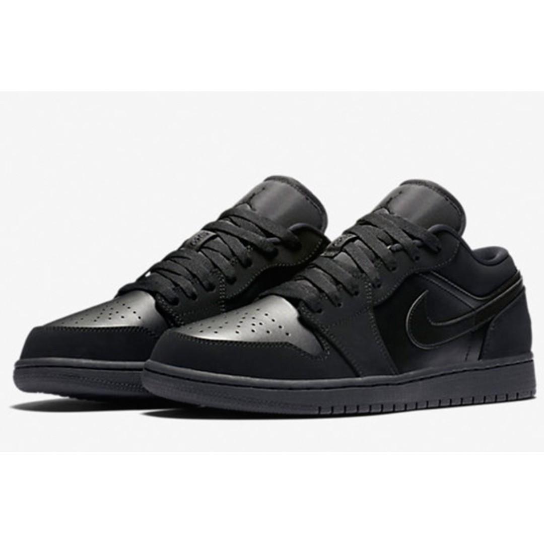 air jordan 1 low triple black
