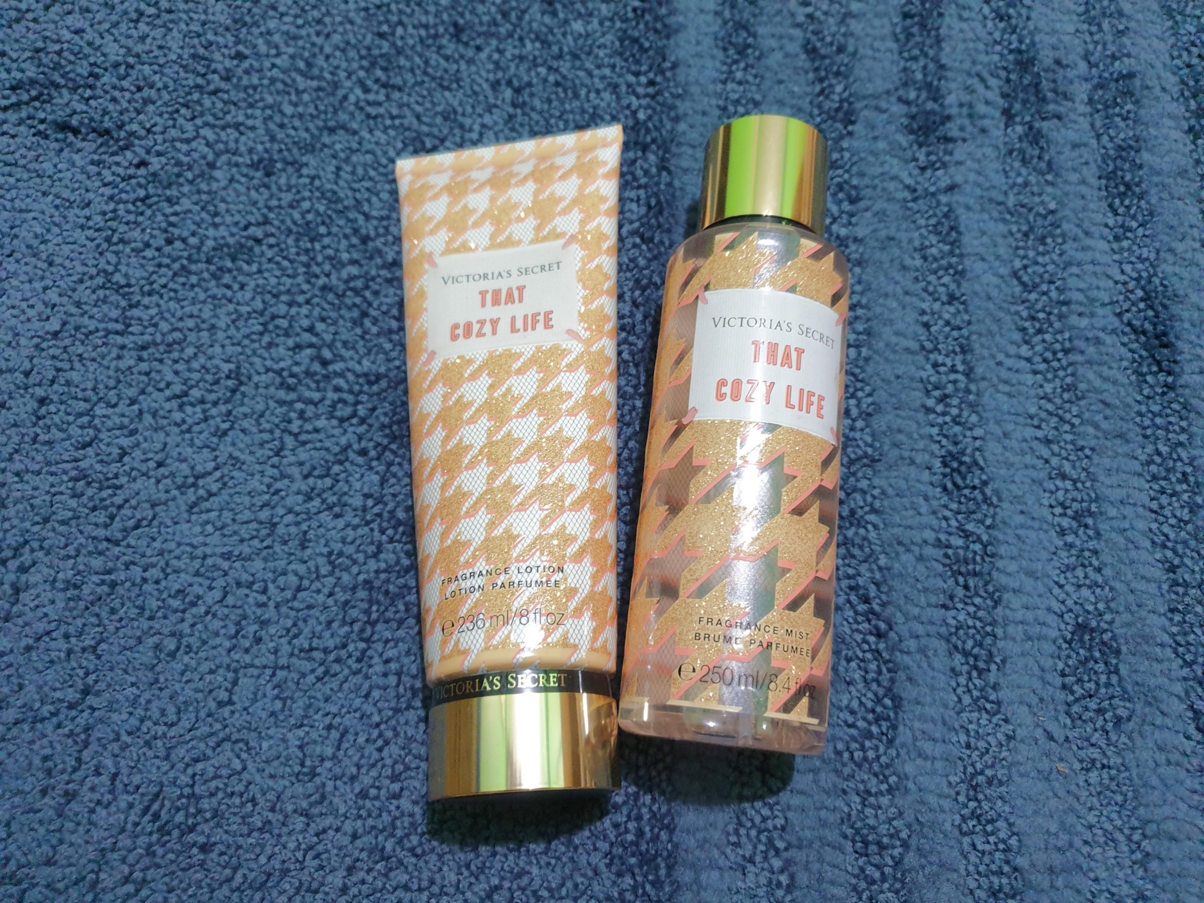 Free ship AUTHENTIC Victoria s secret perfume lotion THAT COZY LIFE