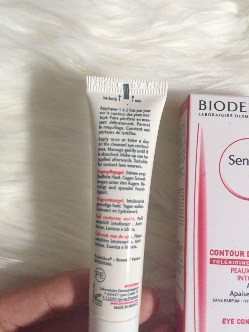 Bioderma Sensibio Eye Contour Gel Kesehatan Kecantikan Rias Wajah Di Carousell