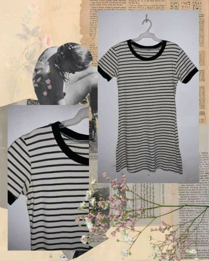 Black and White Striped dress, Women's Fashion, Dresses & Sets, Dresses