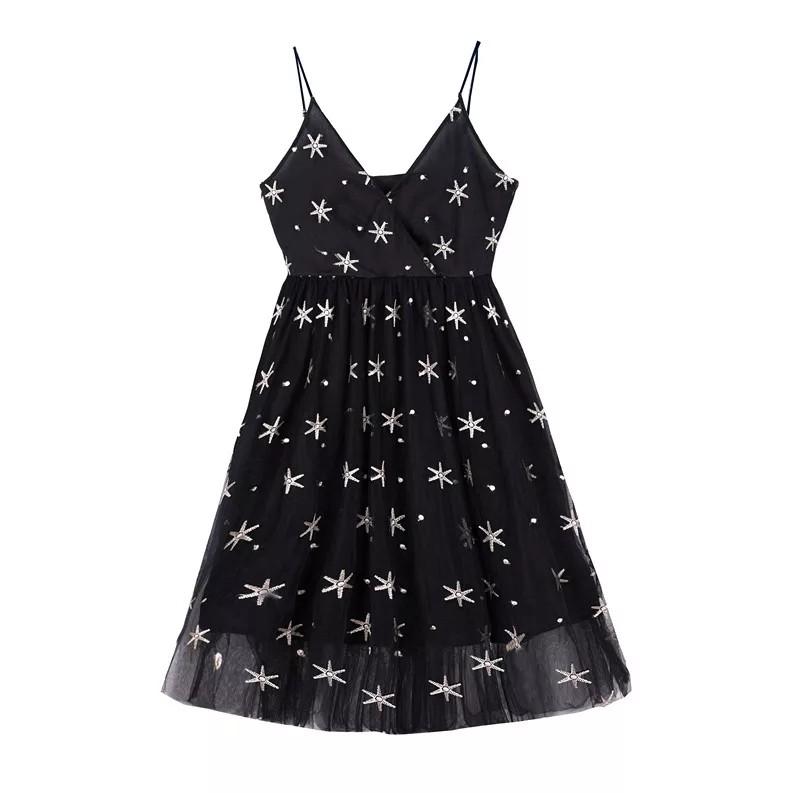 black starry dress