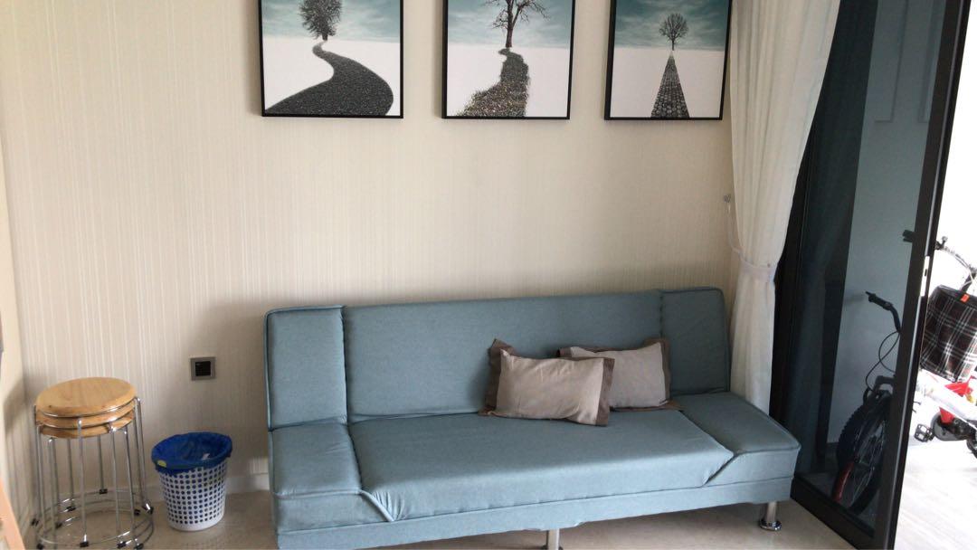 Baby Blue Sofa Bed Baci Living Room