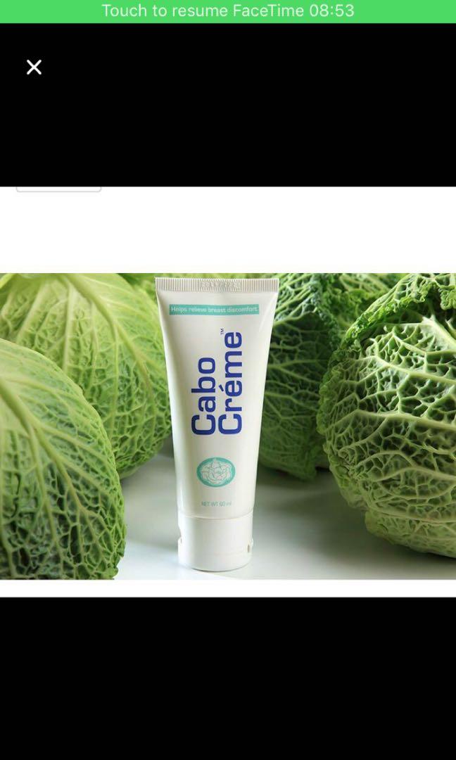 Cabocreme cabocream cabo creme cabbage leaves extract lactation