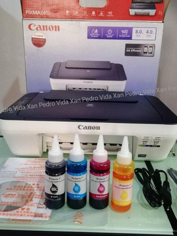 canon e400 with ciss print scan copy