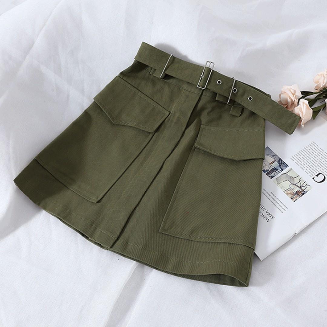 Military style skirt clearance