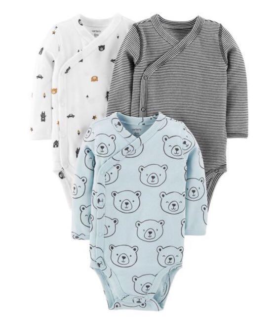 CARTER/'S 6 piece  BODY SUITS LONG SLEEVE  3 months. NEW MSRP $38