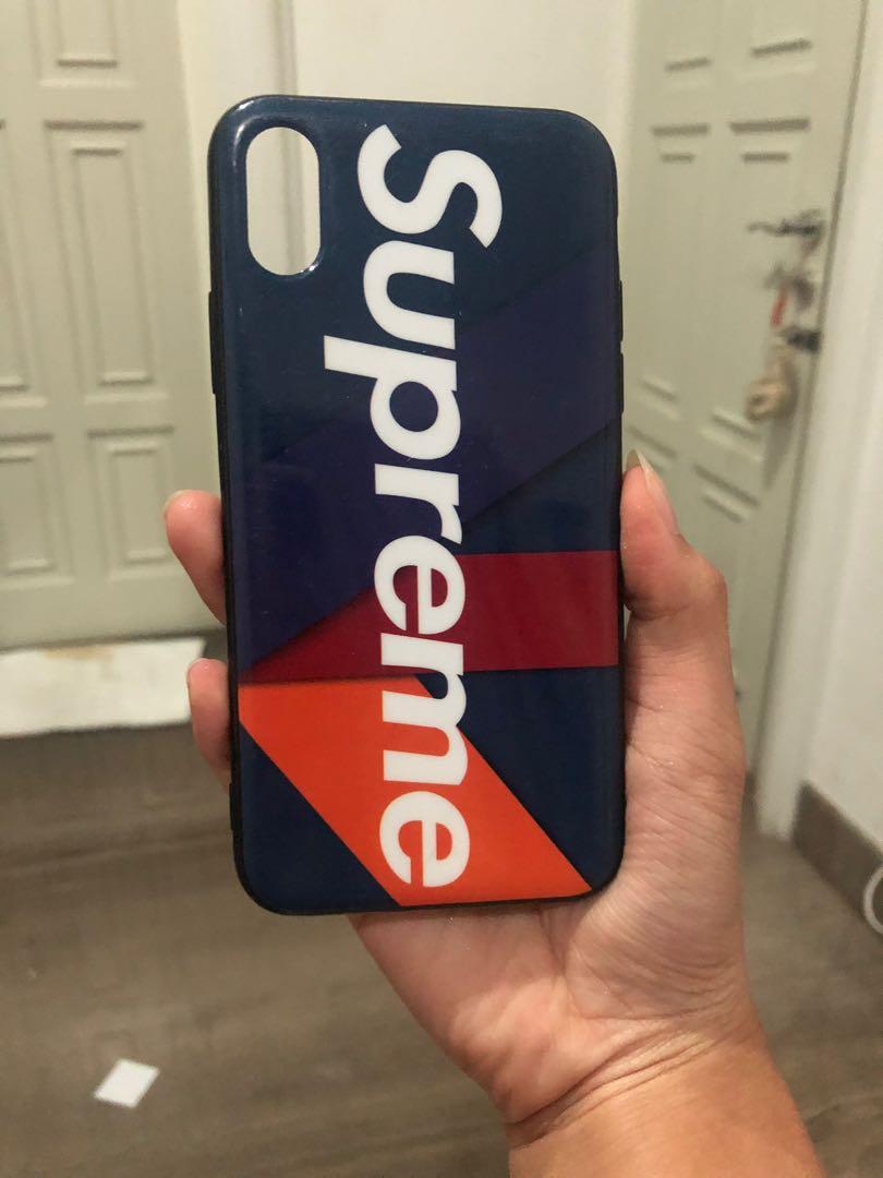 Case IPhone X Fake Casing Supreme, Mobile Phones & Tablets, Mobile