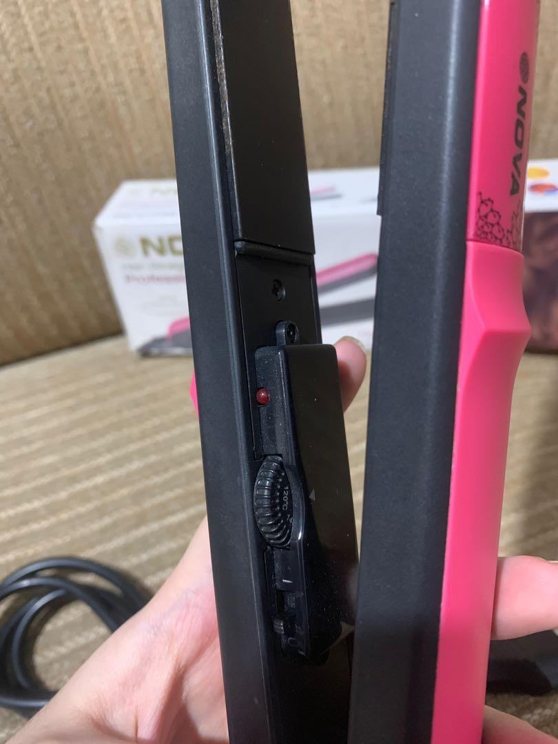 Catokan rambut Nova hair straightener