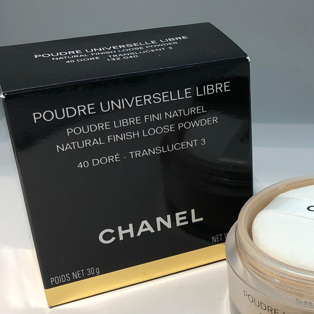 CHANEL - POUDRE UNIVERSELLE LIBRE (輕盈完美蜜粉) Color 40 - Dore 只有2 盒, 美容＆化妝品,  健康及美容- 皮膚護理, 化妝品- Carousell