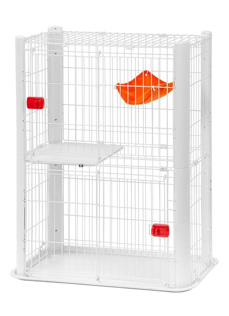 [BNIB] Iris Cat Cage Condo 2 Tier AnywhrCarousell, Pet Supplies, Homes