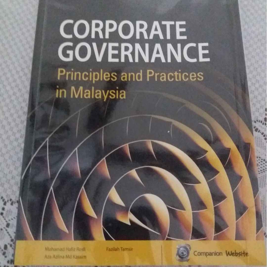 Corporate Governance Principles And Practices In Malaysia Textbooks On Carousell