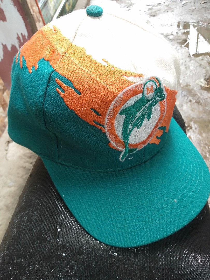 Dolphins Cap - 90 S Miami Dolphins Logo Athletic Splash Nfl Snapback ...